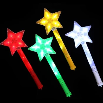 Led šalies led žaislai Šviesos Iki Kelių Spalvų LED star Stick Lazdos Ralio Rave Nudžiuginti Lazdas Šalies Mirksi Glow Stick Šviesos Lazdelės