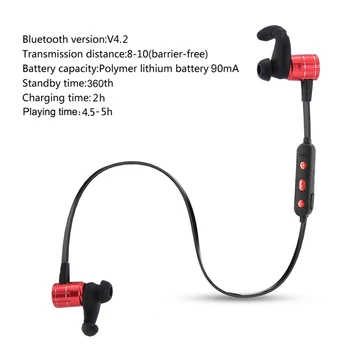 Magnetinio Belaidės Stereo Ausinės Bluetooth, Belaidės Sporto Ausinės, Ausinės, Skirtos 