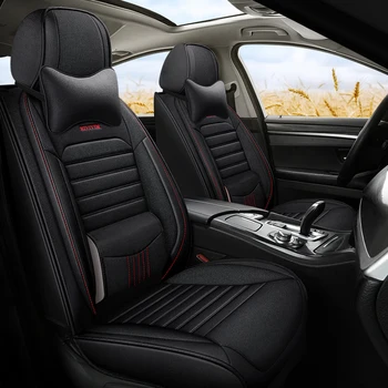 Visiška linų pluošto automobilių sėdynės padengti automobilių sėdynės apima Infiniti q30 q50 q60g coupe q70 g25 g35 g37 qx30 qx50ex qx60jx