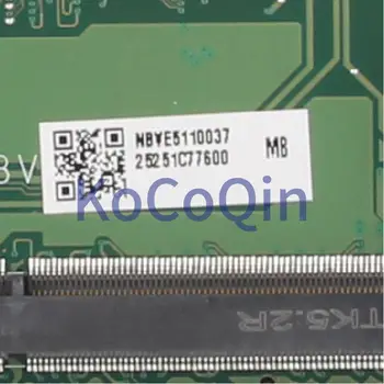KoCoQin Nešiojamas Mainboard ACER Aspire E5-574 i7-7500U Plokštė DA0Z8VMB8E0 SR2ZV DDR4