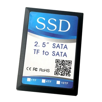 Karšto 4 Mikro SD/TF Kortelę į SATA Konverteris Kortelės 22Pin RAID Quad TF Kortelę į SATA 2.5 Colio SSD Adapterio plokštę