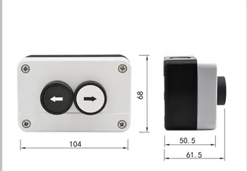 Du pozicija mygtuką kasetė rodyklė rodo butas mygtuką du skylę vandeniui mygtuką langelį perjungti lauke valdymo dėžutė sidabro kontaktai