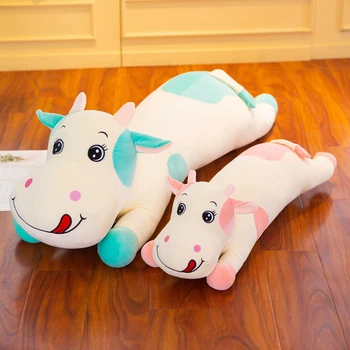 Mielas animacinių filmų karvė pliušinis žaislas minkštos lėlės mesti pagalvę gimtadienio dovana h1387