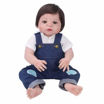 55cm Full Body Silikono Reborn Baby Lėlės, Žaislai Žaisti Namuose Naujagimis Berniukas Kūdikio Gimtadienio Dovana Kalėdų dovana Maudytis Žaislas