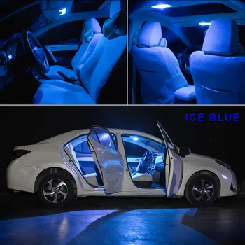 12 x Balta Canbus Automobilio LED Šviesos Interjero Dome Skaityti Mandagumo Kamieno Licenciją Plokštelės Lemputės Paketo Komplektas 2013-2017 M. Nissan Altima