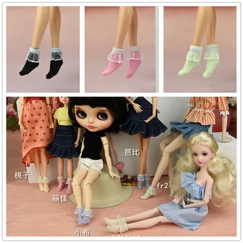 12 spalvų sockings / Lėlės priedai 1/6 BJD Xinyi Barbie Blythe FR ST AZONE OB Lėlės Kalėdos