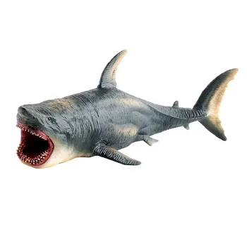 1pcs PVC Rykliai Modelis Žaislas Megalodon-Priešistorinių Rykliai Vandenyno Švietimą Gyvūnų Skaičius Modelio Vaikams, Žaislų, Dovanų Vaikams, žaislai dovana