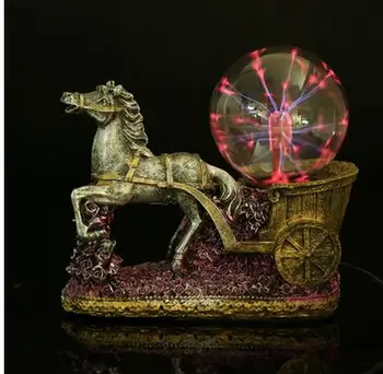 Vežimo model puikus žaibo elektrostatinės kristalų magija kamuolys, meno ir amatų, mados apdaila gamyklos outle