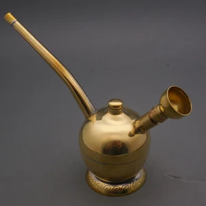 Kinų stiliaus kaljanas Žalvario vandens vamzdis Nešiojamų Vertus, rūkomojo tabako, vamzdžiai