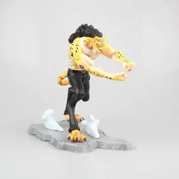 Anime One Piece Rob Lucci Leopard Ver PVC Veiksmų Skaičius, Kolekcionuojamos lėlės Modelio žaislas 22cm