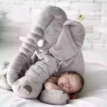 Dramblys Minkštas Nuraminti Kūdikio Pagalvė Kūdikiams Ramus Pliušinis Žaislas, Lėlė Baby Miego Juosmens Pagalvė Lova Automobilių Sėdynės Pagalvėlės Slaugos Pagalvės