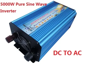 Skaitmeninis displėjus, DC12V/24V/48V, kad AC110V/220V 50HZ/60HZ 5000W Pure Sine Wave Keitiklis