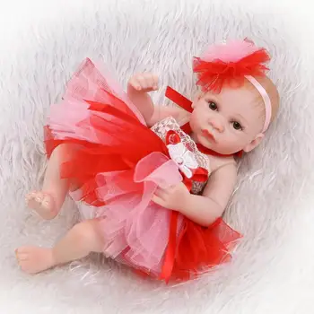 26cm Nekilnojamojo Touch Visą Silikono Reborn Baby Doll Žaislas Tikroviška modeliavimo Mergina Kūdikių Lėlės Maudytis Žaislas Menininko Darbų rinkinys atgimsta