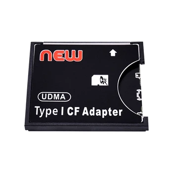 Didelės Spartos SDHC SDXC Standartą Compact Flash I Tipo Kortelių Keitiklis SD PLG Adapter Kortelių Skaitytuvas Adapteris Paramos 128GB
