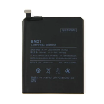 20pcs/daug BM21 Pakeitimo Telefono Baterija XiaoMi Redmi Pastaba 5.7