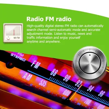 7033B 7 Colių 2Din Automobilio Stereo MP5 Player FM Radijo ir AUX Galvos Vienetas Audio Radio, USB, 