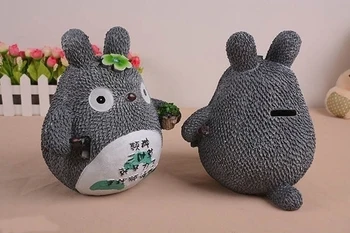 Mano Kaimynas Totoro Piggy Bank Dervos Namų Patalpų Įrengimui Skirti Dirbiniai Kambarį Atostogų Dovanų Modeliavimas Kasos 2021