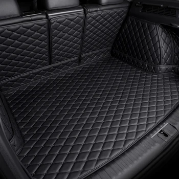 Pasirinktinis tilptų Automobilio bagažo skyriaus kilimėliai Linijinių krovinių for Land Rover Discovery 3 LR3 Discovery 4 LR4 6D automobilių stiliaus kilimėlių, kilimų, grindų įdėklai(200