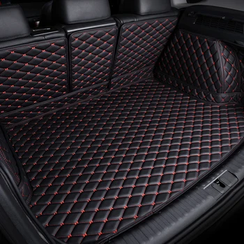 Pasirinktinis tilptų Automobilio bagažo skyriaus kilimėliai Linijinių krovinių for Land Rover Discovery 3 LR3 Discovery 4 LR4 6D automobilių stiliaus kilimėlių, kilimų, grindų įdėklai(200