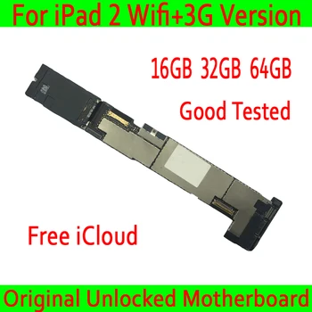 IPad 2 Wifi +3G Versija Plokštė su sim kortelės lizdas , Original Atrakinta Ipad 2 Mainboard Wifi+3G Versija+Žetonų