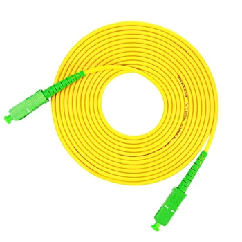 50pcs 1/2/3/5/10M SC APC-PK APC SM Simplex SX 3.0 mm 9/125um SC/APC Fiber Optic Patch Cord