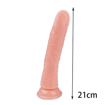 Realus Didžiulis Dildo Vibratorius Nude Spalvos Dirbtinių Klitorio Latekso Suaugusiųjų Sekso Žaislai Moterims, Pūlingas Massager Netikras Penis Didelis Dildo