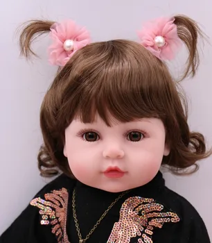 Bebes atgimsta lėlės 60cm Naujas Rankų darbo Silikono reborn baby žavinga Tikroviška bamblys Bonecas mergaitė princesė vaikas menina de silikono