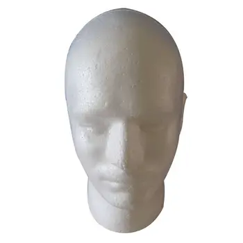 Vyrų Perukas Ekranas kosmetologijos Manekeno Galvos Stovėti Modelio Baltos Putos