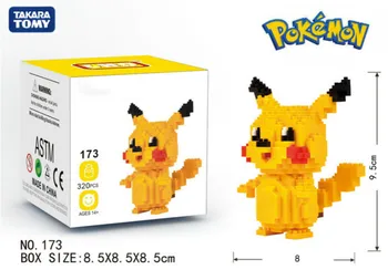 Takara Tomy Pokemon Pikachu Mažai Ugnies Drakonas Jenny Vėžlys Surinkti Kūrimo Bloką Žaislas Anime Duomenys Žaislai Vaikams