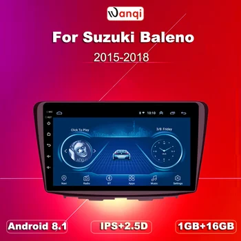 9 colių Android 8.1 2.5 D Grūdintas HD Touchscreen Radijo Suzuki Baleno-2018 su 
