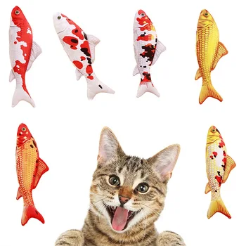 Pet Minkštas Pliušinis 3D Žuvies Formos, Kačių Žaislas Interaktyvių Dovanos Žuvų Katžolių Žaislai Kačiukas Žuvų Šnipštas Katė Pinti Žuvų Žaislas Katžolių