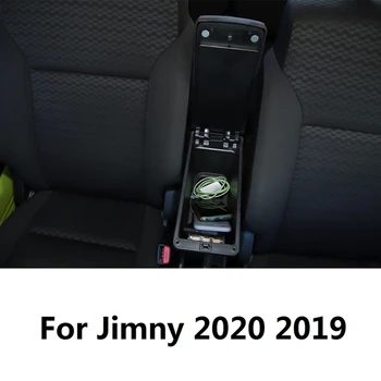 Už Suzuki Jimny 2019 2020 JB74 Porankiu Įrengti Automobilių Porankiu talpinimo Priedai 3USB