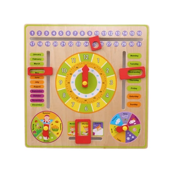 Vaikams, Mediniai Žaislai, Animacinių Filmų Kalendorius Ir Laikrodis Medienos Numeriai Matematikos Ikimokyklinio Ikimokyklinio Ugdymo Vaikams Brinquedos Juguetes