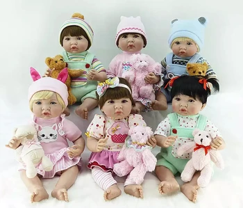 14inch Silikono Atgimsta Super Baby Tikroviška Bamblys Kūdikių Bonecas Vaikas Lėlės reborn žaislų, kūrybinės lėlės Reborn Žaislai Vaikams Dovanų