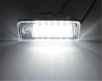 Canbus LED Licenciją plokštelės šviesos numeris numerio ženklo žibintas, skirtas Audi A3 A4, S4, RS4 B6 B7 A6 RS6 S6 C6 A5 S5 2D Kabrioletas Q7 A8 S8 RS4 Avant
