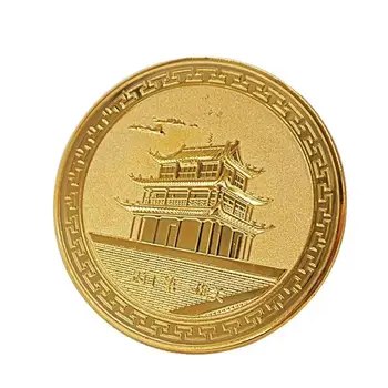 Individualų aukso monetas, viršuje geriausia pardavimo 3D electroplated aukso monetas, pigūs cinko lydinys monetos