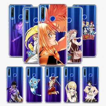 Anime, Manga Fairy Tail Silikono TPU Padengti Huawei Honor 30i 30S 30 20S 20 V20 10i 10X 10 9A 9S 9C 9X Pro Lite Telefono dėklas