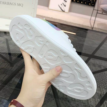 ZhaoyangOUyeMCQ aukščiausios versija vyrų, ir moterų, studentų sporto bateliai italų dizaino mados plokšti batai aukštos kokybės leath