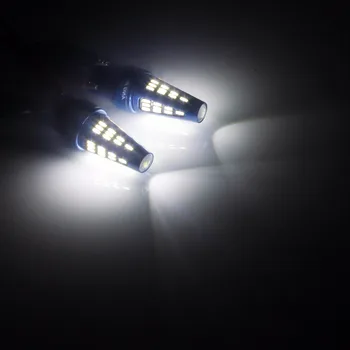 ANGRONG 2x 7440 7443 W21/5W 48 SMD LED Lemputės Sidelight Šviesos važiavimui Dieną DRL Už Vauxhall