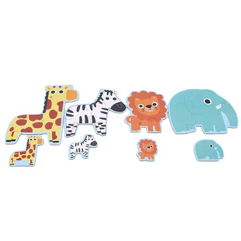 Vaikai Kartono Gyvūnų Žvalgybos Dėlionės, Žaislų, 3D Puzzle Švietimo Žaislai CartoonDevelopment Įspūdį Vaikams Dovanų