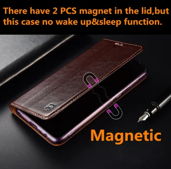 Natūralios odos magnetinio flip dėklas su kortelės lizdo laikiklį Samsung Galaxy S20 FE 5G/Galaxy S21/Galaxy A21S telefono dėklas stovas