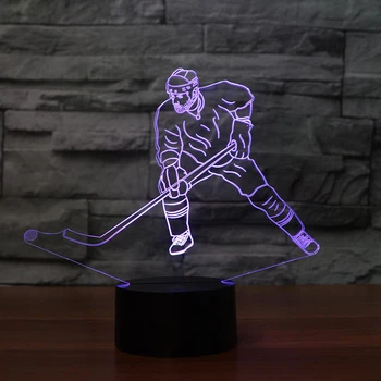LED Ledo Ritulio Vyras Modeliavimas 3D Naktį Žibintai USB 3D Stalo Lempa Kūdikis Miega Apšvietimo Šviestuvas Vaikas Dovana