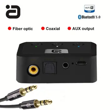 Bluetooth 5.0 Aptx HD low latency Digital Coaxial SPDIF Toslink Optiniai Muzikos Siųstuvas Belaidžio Namų Stereo Garso TV Adapteris