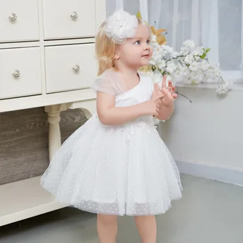 2019 Vasaros Mergaitė Baltos Marlės Visą Suknelė Princesė Drabužiai Vaikams Suknelė Princesė Vestuvių Suknelė, Vaikams, Suknelės Vaikams Drabužių