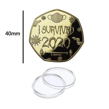 1PC dvipusis 2020 Maitintojo Progines monetas, už Maitintojo Aliuminio Lydinio Monetų Kolekciją Naujovė Kamštukas Žaislai Vaikams