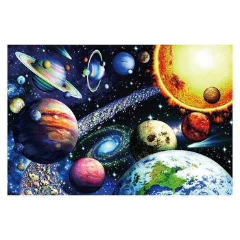 1000Pcs Dėlionės Kraštovaizdžio Gyvūnų Visatos Įspūdį Laisvalaikio, Žaislų Planeta