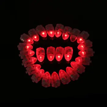 50pcs/daug spalvotu LED Lempos Balionas, dega Popierius Žibintai Balionas Kalėdų Šalis Dekoro Šviesos Helovinas Dekoracijas