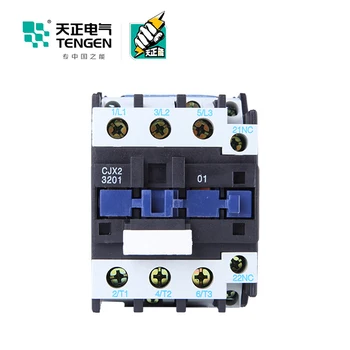 TENGEN CJX2-95008 3 polių 24V DC elektros kontaktoriaus DC pramonės aukštos įtampos kontaktoriaus