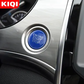 KIQI 1Pc Interjero Smart Uždegimo Raktų Žiedas apsauginis Dangtis Apdaila Lipdukas Toyota CHR C-HR 2016 - 2020 Priedai