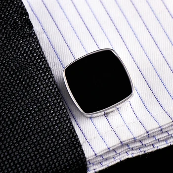 FLEXFIL Juvelyrikos Prekės ženklo juodas Kamuolys Manžetai nuorodą Mygtukai dizaineris Aukštos Kokybės marškinių rankogalių segtukai už mens Didmeninė Nemokamas Pristatymas